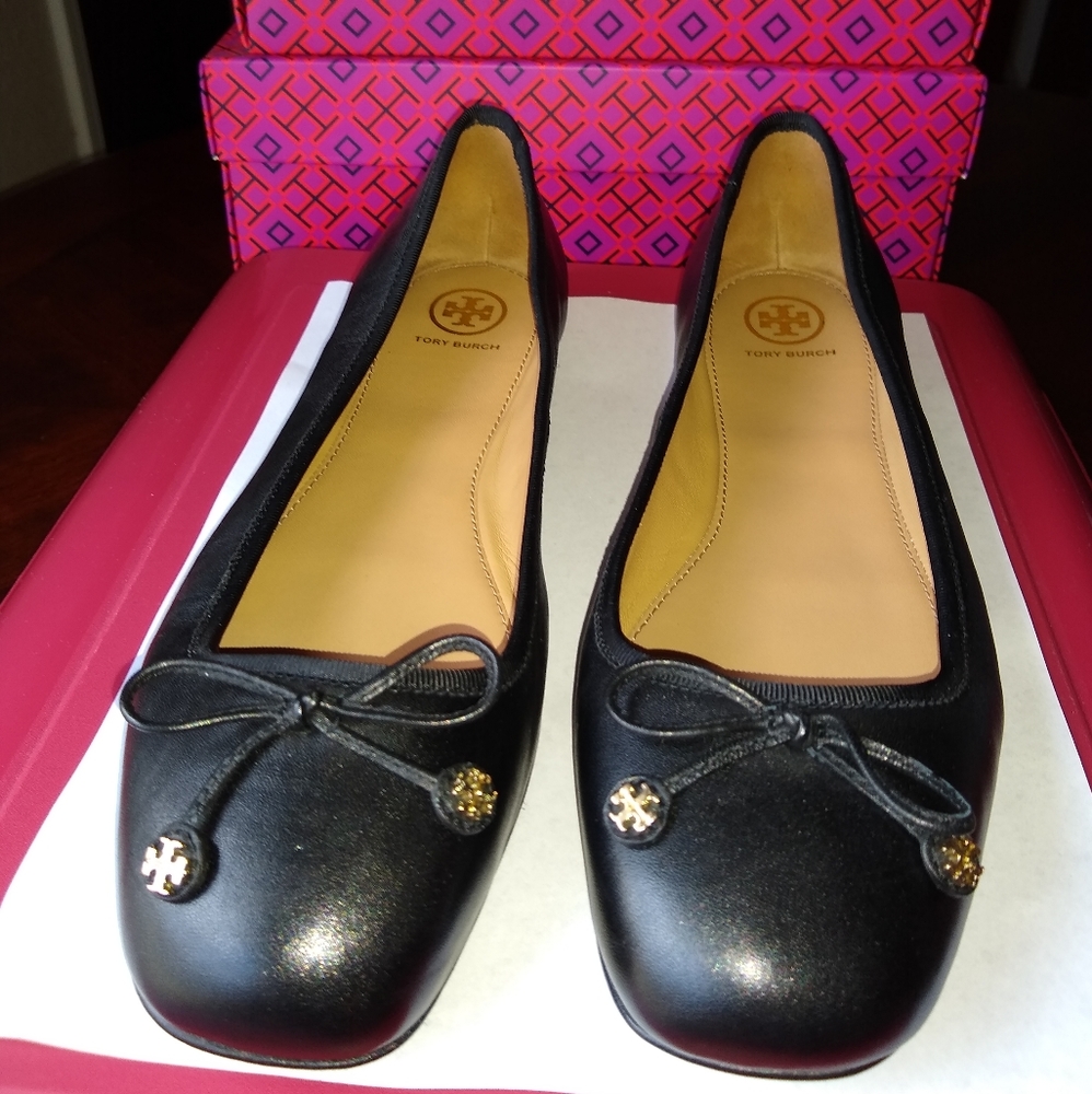 Tory Burch LAILA DRIVER BALLET black flats